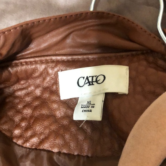 Faux leather jacket - Picture 4 of 4